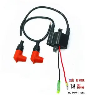 Omgparts Omg-x020001f Outboard Ignition Coil For Yamaha 9.9hp 1985-2005 6g8-85570-20-00 6g8-85570