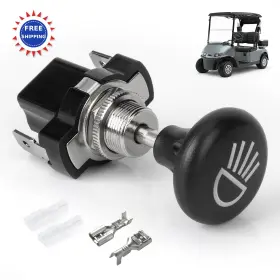 Panglong 700713372851 Golf Cart Light Switch Universal Push Pull Headlight 12v For Club Car Yamaha