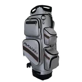Paradax 198715576092 Ai-1 All-in-one Golf Bag With Built-in 3-wheel Push Cart - Gray Maxstr