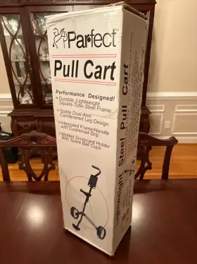 Parfect 051609541128 Golf - Two Wheel Push/pull Lightweight Steel Bag Cart