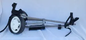 Parfect G-837442-118 Golf Bag Push-pull Cart By Foldable Scorecard Wide Base 60 Inch Lightweight