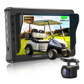 Parkvision 726597469166 Universal Golf Cart Mirrors Camera No Drilling With 4.3ftft Hd 1080p Auto Dim M Parkvision 726597469166 Universal Golf Cart Mirrors Camera No Drilling With 4.3ftft Hd 1080p Auto Dim M