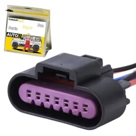 Parsuppro 15306317 7-pin/way Ignition Coil Connector Auto Waterproof Wiring Harnesses Repair Plug