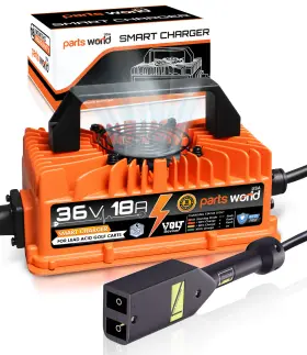 Parts World Usa Pw13-201-1 Voltrevive 36v 18a Charger For Ezgo Txt Golf Carts Trickleflow