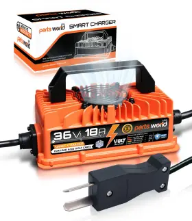 Parts World Usa Pw13-202-1 Voltrevive 36v 18a Charger For Ezgo Txt Golf Carts Trickleflow