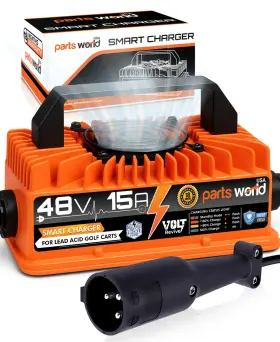 Parts World Usa Pw13-203-1 Voltrevive 48v 15a Golf Cart Charger For Club Car Trickleflow
