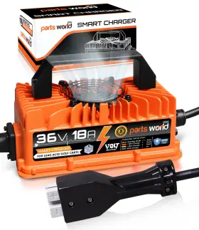 Parts World Usa Pw13-207-1 Voltrevive 36v 18a Golf Cart Charger For Ezgo Marathon Trickleflow