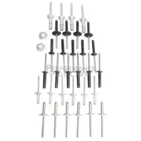 Performance Plus Carts 608456 E-z-go Oem Complete Golf Cart Body Rivet Kit For Txt Gas And Electric 1994 -up