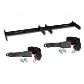 Performance Plus Carts 850017003330 Gtw Universal Seat Belt Combo Kit Includes 2 Belts And Bar