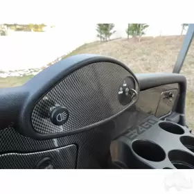 Performance Plus Carts Dash-0084 Ezgo Rxv Fleet Carbon Fiber Key Switch Cover Plate