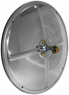 Peterson Manufacturing 608xo Mirror Convex Round Offset Bright Stainless Peterson Manufacturing 608xo Mirror Convex Round Offset Bright Stainless