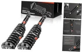 Premiumpartswhosale 0apsa1033 Rear Pair 2 Complete Strut And Coil Spring Assembly Compatible With Jaguar