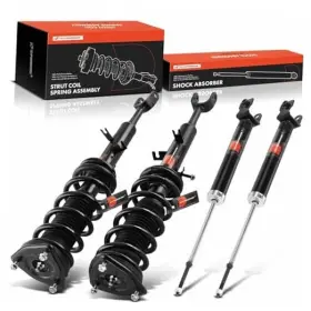 Premiumpartswhosale 171117 Set 4 Front And Rear Shock Complete Strut Coil Spring Assembly Compatible