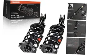 Premiumpartswhosale 273044 Front Pair 2 Complete Strut And Coil Spring Assembly Compatible With Kia