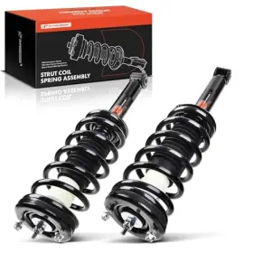 Premiumpartswhosale Apsa0211 Rear Pair 2 Shock Complete Strut And Coil Spring Assembly Compatible With