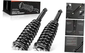 Premiumpartswhosale Apsa0212 Front Pair 2 Complete Strut And Coil Spring Assembly Shock Absorber Side