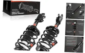 Premiumpartswhosale Apsa0341 Front Pair 2 Complete Strut And Coil Spring Assembly Compatible With Saturn
