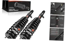 Premiumpartswhosale Apsa0383 Front Pair 2 Complete Strut And Coil Spring Assembly Compatible With Mazda 6