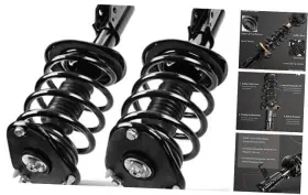 Premiumpartswhosale Apsa0428 Front Pair 2 Complete Strut And Coil Spring Assembly Compatible With Cadillac