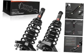 Premiumpartswhosale Apsa0446mf Rear Pair 2 Complete Strut And Coil Spring Assembly Compatible With