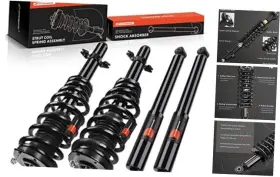 Premiumpartswhosale Apsa0500 Set 4 Front And Rear Complete Shock Absorber Strut Coil Spring Assembly