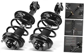 Premiumpartswhosale Apsa0656 Front Pair 2 Complete Strut And Coil Spring Assembly Compatible With