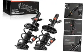 Premiumpartswhosale Apsa0681 Front Pair 2 Complete Strut And Coil Spring Assembly Compatible With Dodge