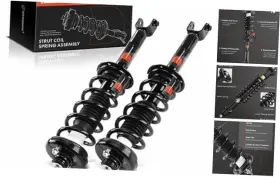 Premiumpartswhosale Apsa1287 Rear Complete Shocks Strut And Coil Spring Assembly Compatible With Acura Tsx