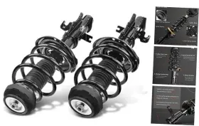 Premiumpartswhosale Apsa1296 Front Pair 2 Complete Strut And Coil Spring Assembly Compatible With Chevy