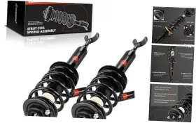 Premiumpartswhosale Apsa2018 Front Complete Strut And Coil Spring Assembly Compatible With Audi A4 1996