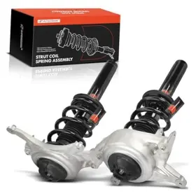 Premiumpartswhosale Apsa2081 Front Pair 2 Complete Strut And Coil Spring Assembly Compatible With Audi