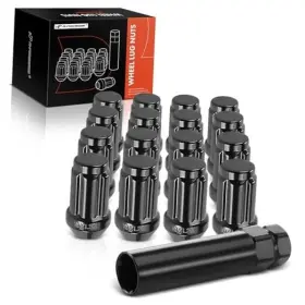 Premiumpartswhosale Apwhn162 16-pc M10 X 1.25 Wheel Lug Nuts With Socket Key Compatible Arctic Cat Can