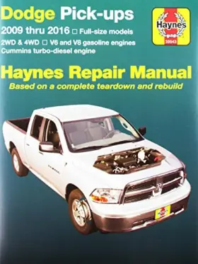 Prook Fba 30043 Repair Manuals 30043 For Dodge Full-size Pick-ups 2009-2016
