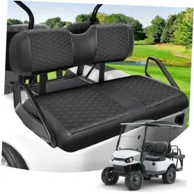 Qunsunus Xb661 Golf Cart Seat Cover For Ezgo Txt/ezgo Txt/rxv Front Black