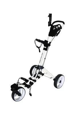 Qwik-fold 092115833697 360 Swivel 3 Wheel Push Pull Golf Cart With Rotating Front One Sec Qwik-fold 092115833697 360 Swivel 3 Wheel Push Pull Golf Cart With Rotating Front One Sec