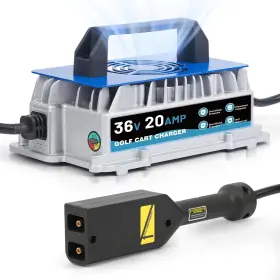 Ralbil 445045650651 20 Amp 36 Volt Golf Cart Charger For Ezgo Txt Ip67 Waterproof And Trickle Charge