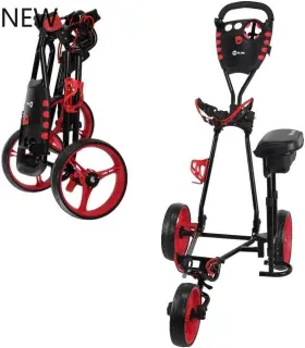 Ram Nwcgt-1601 Golf X-pro Laser 3 Wheel Pull Cart With Seat New Ram Nwcgt-1601 Golf X-pro Laser 3 Wheel Pull Cart With Seat New