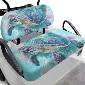 RO-CUSTOMCZQ22-4 RARUCATIV Turtle Print Golf Seat Covers Ez RO-CUSTOMCZQ22-4 RARUCATIV Turtle Print Golf Seat Covers Ez