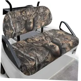 Rarucativ Ro-sias0386cczq22-4 Golf Cart Seat Covers Breathable Universal Camo Hunting Deer