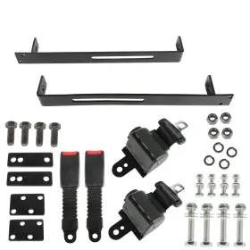 Rdeluxi R4188030 2 Passenger Retractable Seat Belt And Bracket For E-z-go Yamaha Club Car Golf