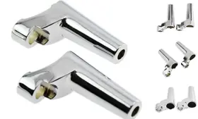 Rebacker Cr013102 Chrome Front Turn Signal Mounts Relocation Kit Fit For Harley Xl Sportster