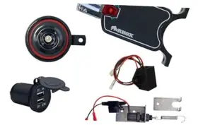Red Hawk Lgt-t2b4p Turn Signal Kit Compatible With/replacement For Club Car