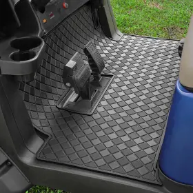 Rizinkart 744675643765 Club Car Precedent Floor Mat Non-slip Full Coverage Golf Cart Liner Replacem