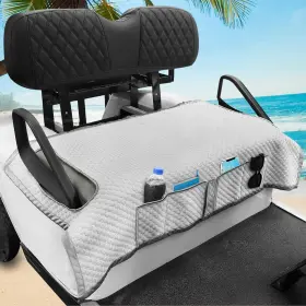 Rizinkart 744675929883 Golf Cart Seat Blanket For Ezgo Club Car Enhanced Quality Material 50.2ftftx 29