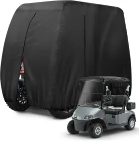 Rorweinooye 738232072389 2/4/4 2 Passenger Golf Cart Cover Fits For Yamaha Ezgo Club Car 420d Waterproof