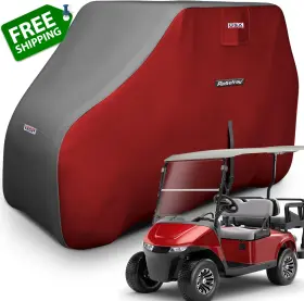 Rosefray 313115910936 Waterproof Golf Cart Cover Universal Fits For Club Car Ezgo Yamaha A