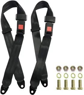 Rossrolla 739240931972 Golf Cart Seat Belt Kit Set Of 2 Fits Most Carts Ezgo Yamah... Fast Ship