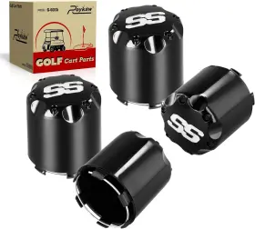 Roykaw Roy-0522bk-01 Golf Cart Ss Wheel Center Cap Cover Universal Compatible With Ezgo Club Roykaw Roy-0522bk-01 Golf Cart Ss Wheel Center Cap Cover Universal Compatible With Ezgo Club