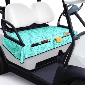 Rywyyebsi 657130003053 Golf Cart Seat Covers With Front Pockets Towel Blanket For Men