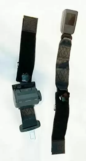 Seatbelt Mc-6773019 Ezstrapusa Universal Golf Cart Seat Belt Installs With No Tools Black
